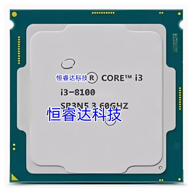 Core i3-8100 i3 8100 3.6 GHz Quad-Core Quad-Thread CPU Processor 6M 85W LGA 1151