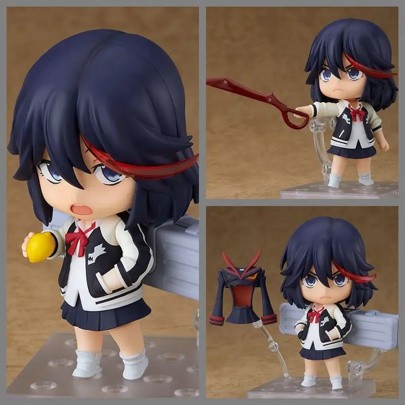 

10cmGSC Nendoroid 1331 Kill la Kill Ryuko Baseball Jacket Ver. Anime Chibi Figure with Swap Face & Movable Joints Boxed