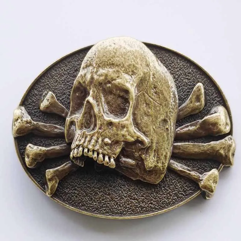 Classic Skull Series Zinc Alloy Belt Buckle