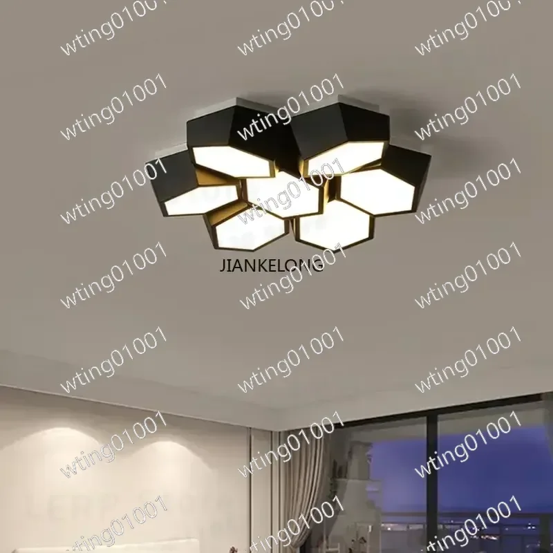 for Modern Minimalist LED Ceiling Light Creative Box Design for Living Room Bedroom Office Master Space Bright Energy Saving