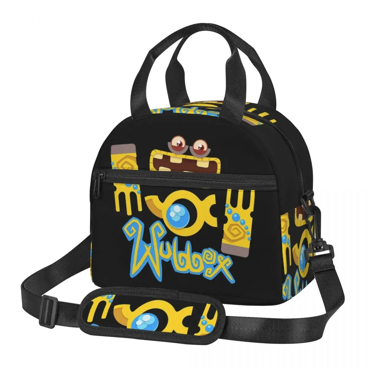 Wubbox My Singing Monsters Insulated Lunch Bag for Women Children Portable Food Boxes Thermal Lunch Box Tote