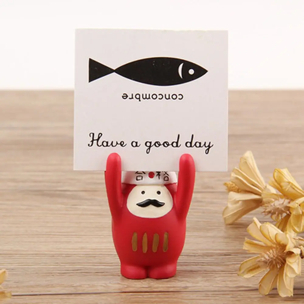 Desktop Decoration Creative Picture Clip Panda Pig Frog Memo Holder Card Holder Photo Clip Memo Clip