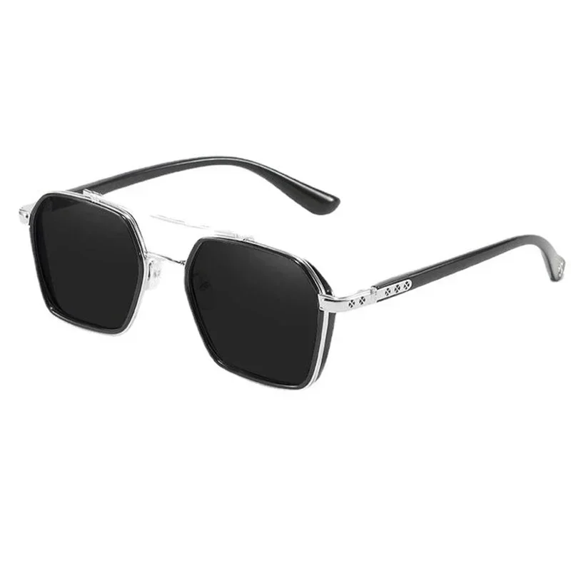 Retro Steampunk Sunglasses Men Polarized Brand Designer Driver Safety Goggle Outdoor Eyewear Man Shades UV Protection Oculos image 6