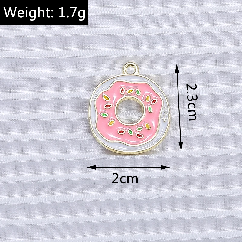 10 Stück Mix süße Sommergetränk Charms Emaille Eis Popsicle Charms Anhänger für Schmuckherstellung DIY Ohrringe Halskette Handwerk Geschenk – Detail 17