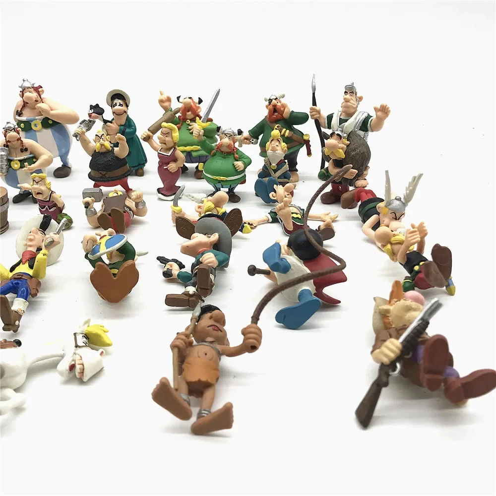 Gaul Hero Adventures Ancient European Soldiers Action Figure Toy 4.5~8 cm The Adventures of Asterix for kids toys