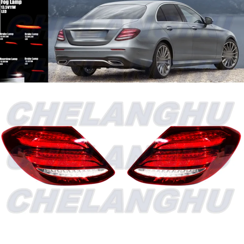 

LED Tail Light For Benz E200 E220d E350d W213 Left-hand drive 2017 2018 2019 2020 Pair Left+Right Rear Lamp Car accessories