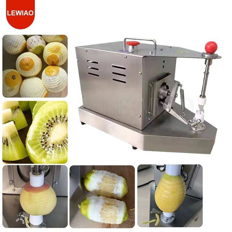 

Desktop Electricity Orange Peeler Cutter Lemon Skin Removing Fruit Citrus Kiwi Skin Peeling Machine