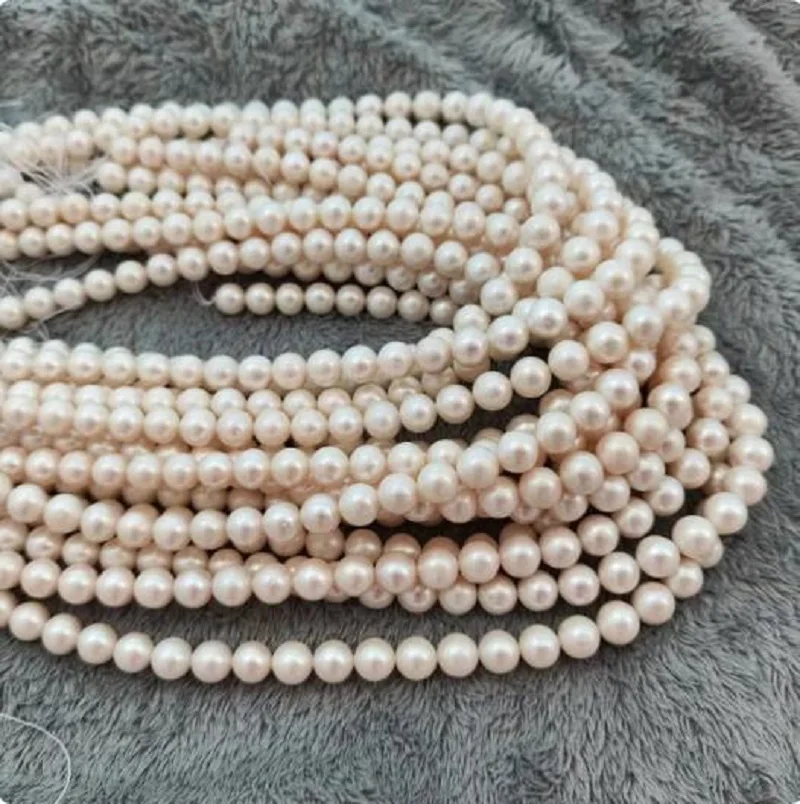 Top Grading AAAA Japanese Akoya 8-9mm  white Pearl Necklace 18\