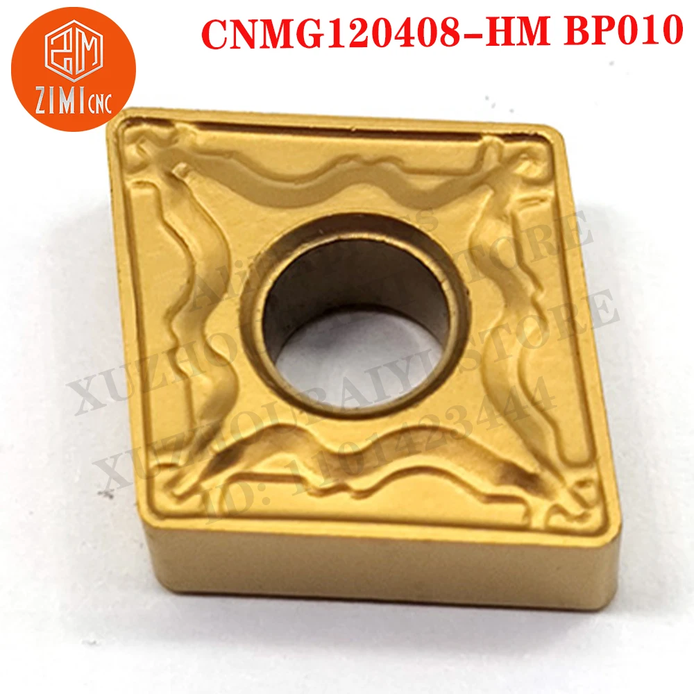 CNMG120408-HM BP010 CNMG Turning Tool Carbide Insert CNMG Lathe Cutter Tool Blade CNC tool metal lathe mechanical Carbide Insert