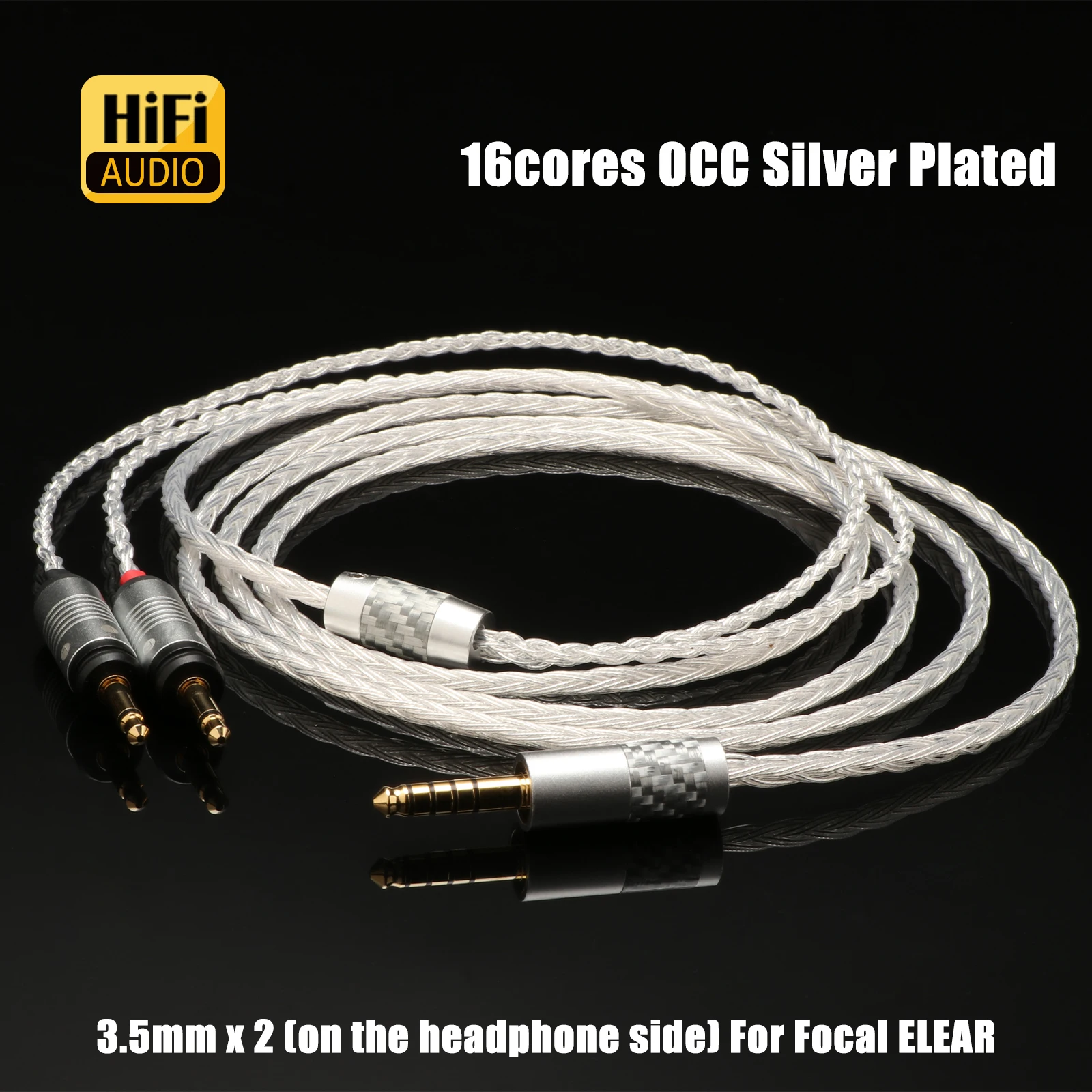 7N OCC 16Cores Headphone Cable For AKG N5005 N30 N40 MMCX IE300  4.4mm 2.5mm 3.5mm XLR Balanced view 5