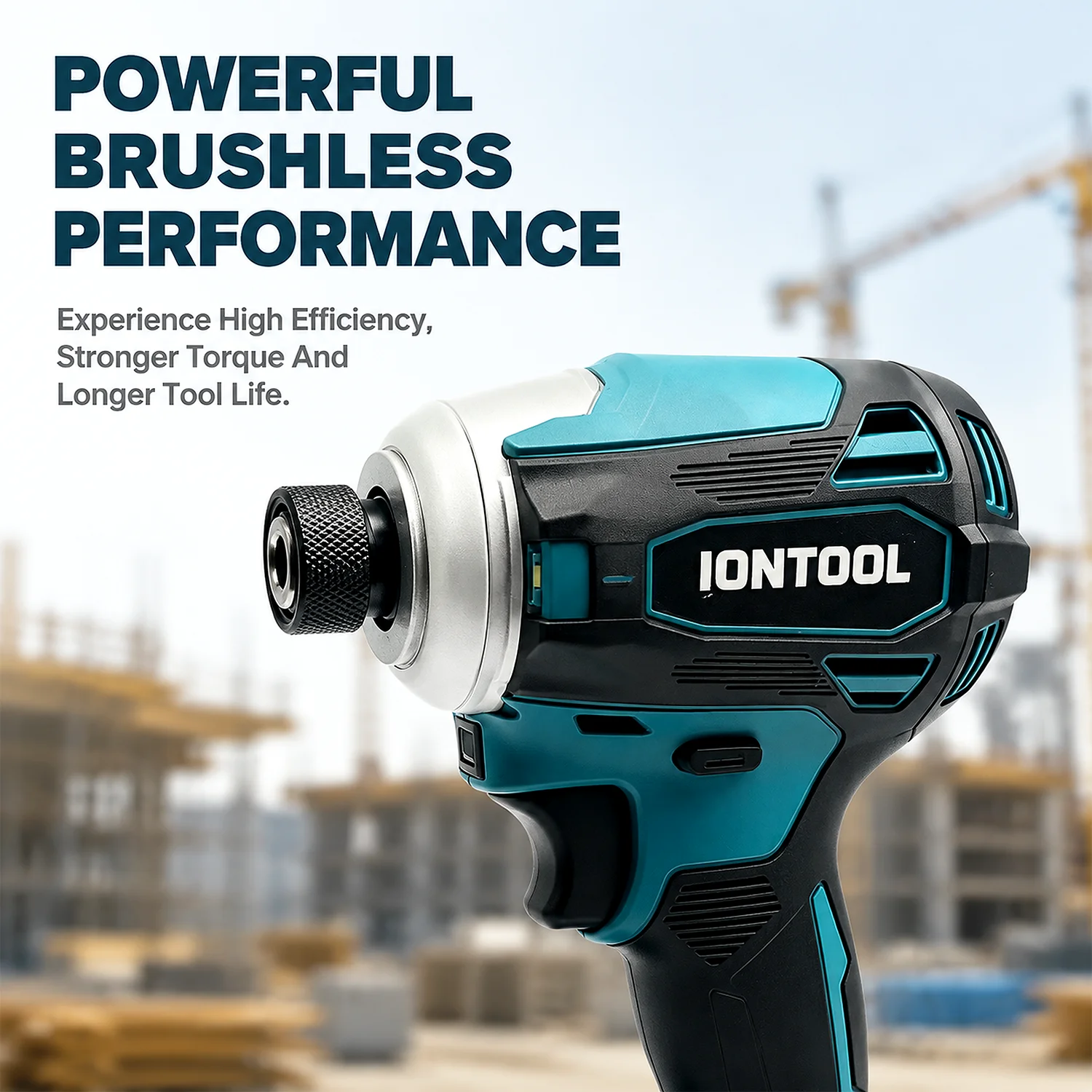 IONTOOL DTD172 Electric Impact Driver 180N Torque Tool For Cabinet Installation Screw Tightening On‑site Workshop Tasks