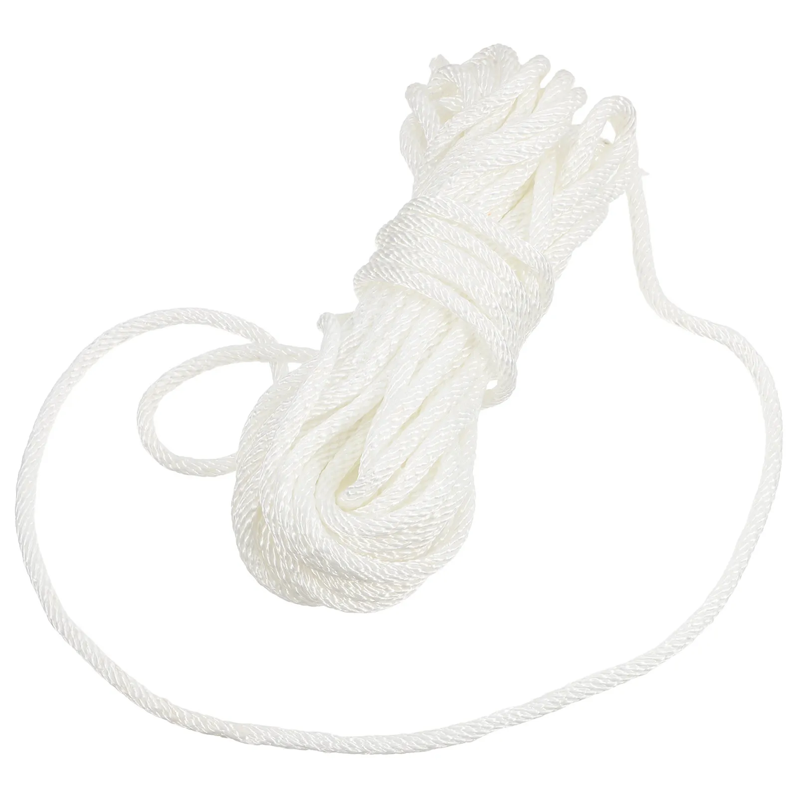 Nylon Braided Flagpole Rope Heavy Duty Waterproof Durable Outdoor Rope Replacement Flagpole Cord Ropes Flag Pole Parts
