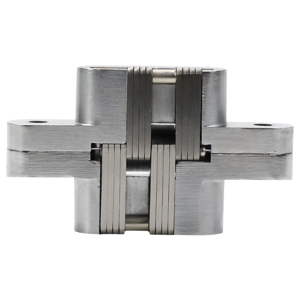 

Door Hinges Hinge Home Improvemen Invisible Cabinets Concealed Cross Folding Door Hardware Stainless Steel For Hotels