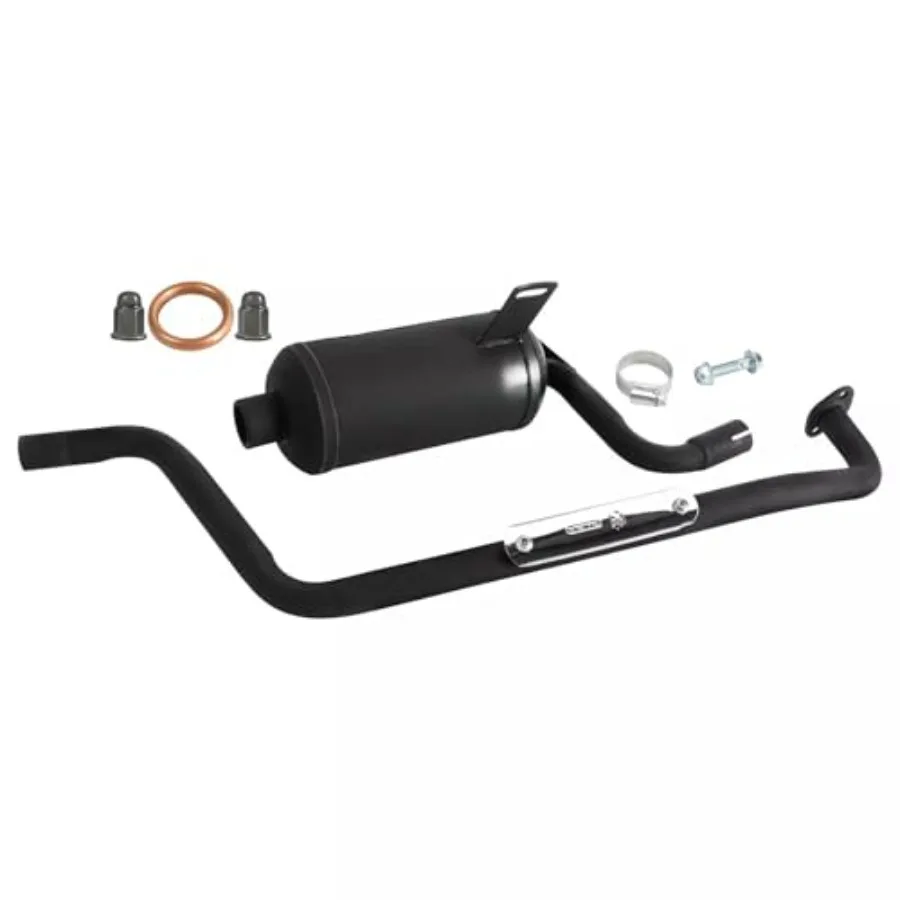 

28mm Exhaust Pipe Muffler Kit 4-Stroke Engine Exhaust System for GY6 150cc ATV Quad Buggy Go Kart