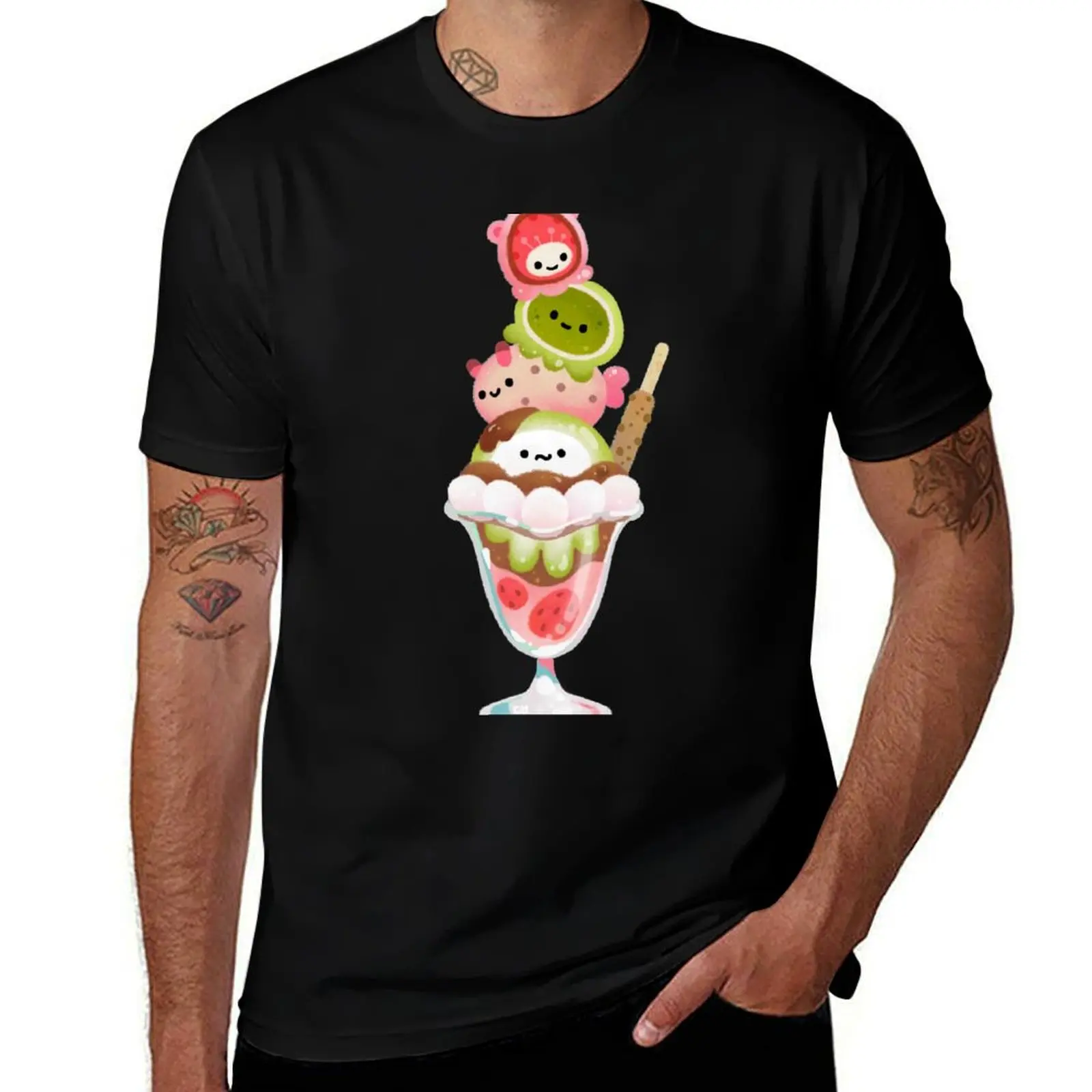 Mollusk parfait T-Shirt Simple Line Art Print Tee T-Shirt