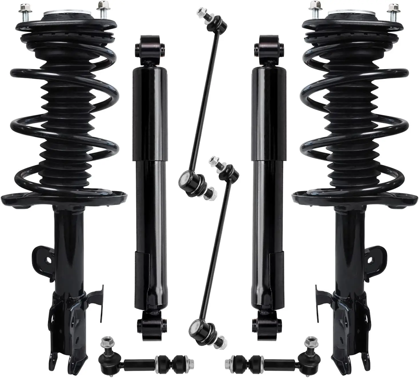 

8pc Suspension Kit For 2006-2012 Toyota RAV4 [2.4L/2.5L] Complete 2 Front Struts With Coil Spring.