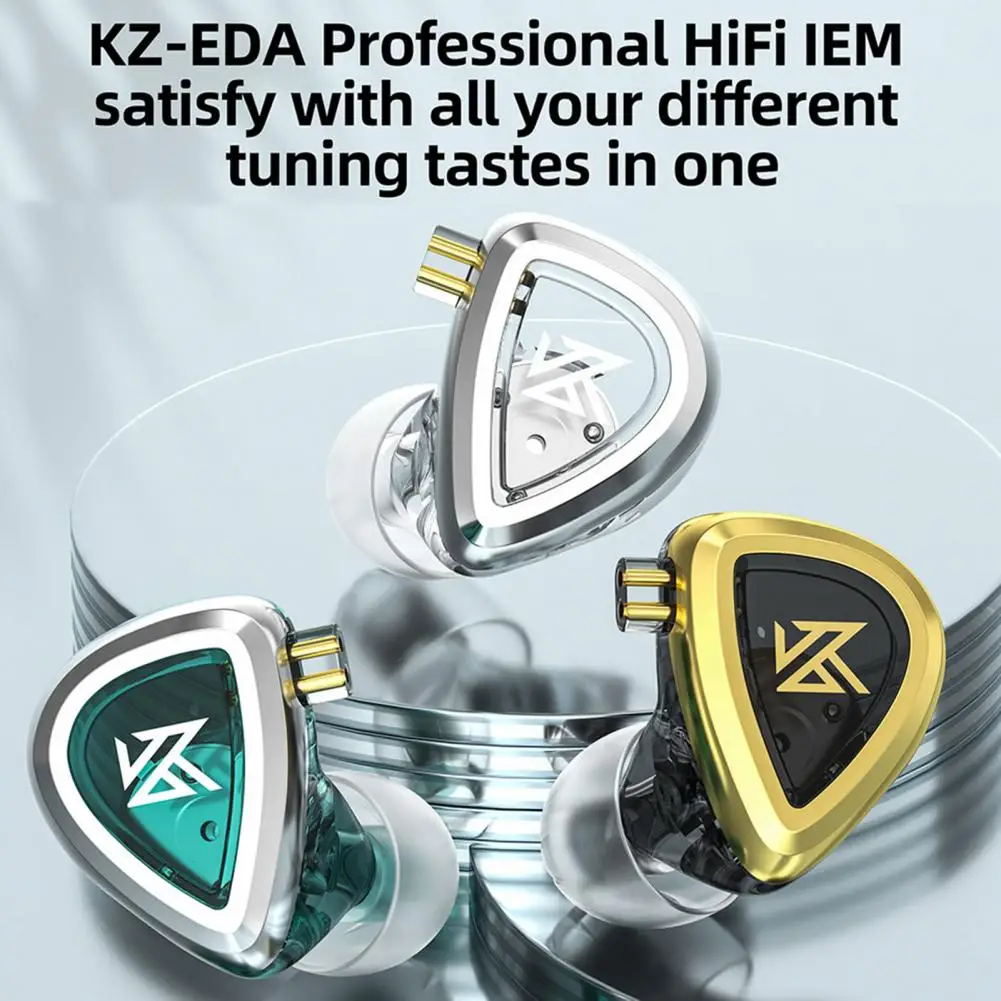 KZ-EDA Wired Earphone Moving-coil Cable Detachable Universal HiFi Sound In-ear Music Earbud for Phone