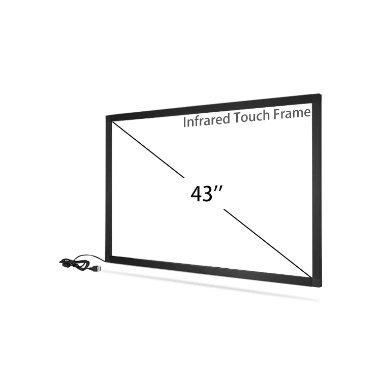 

43 Inch IR Multi Touch Frame For Interactive Touch Monitor Panel Overlay