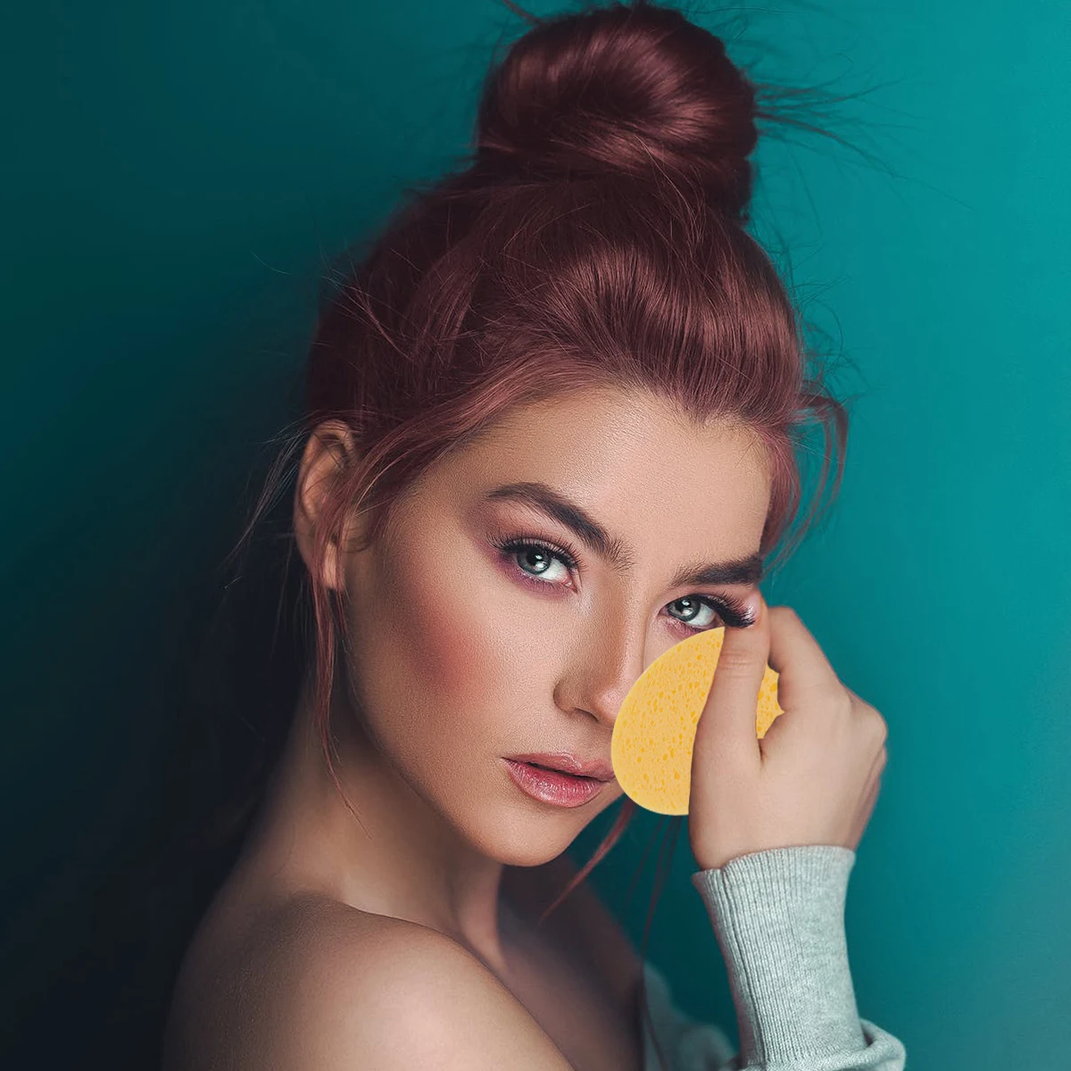 10Pcs Makeup Removal Sponge Wood Pulp Facial Sponge for Deep Cleansing and Makeup Removing Soft Puff Ideal for Cream