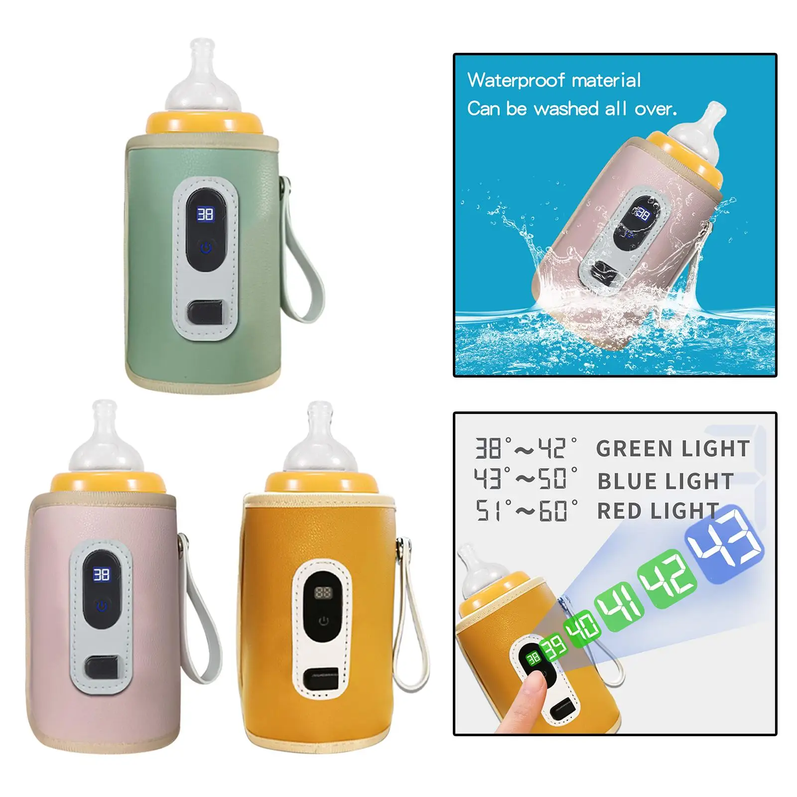 USB Milchwärmer Auto-Reiseflaschenwärmer - usage example