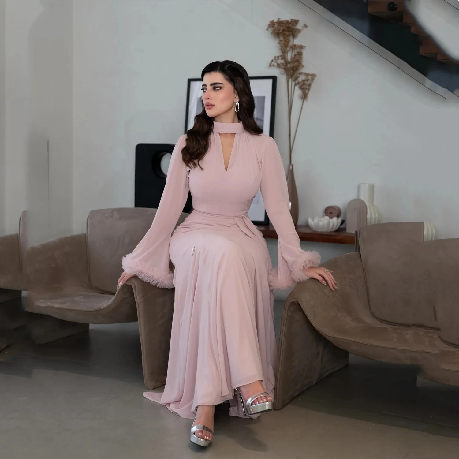 

Шифоновое платье с длинными рукавами на заказ Вечерние платья для выпускного вечера Pastrol Унисекс Джерси Ретро Дубай Саудовская Аравия по индивидуальному заказу