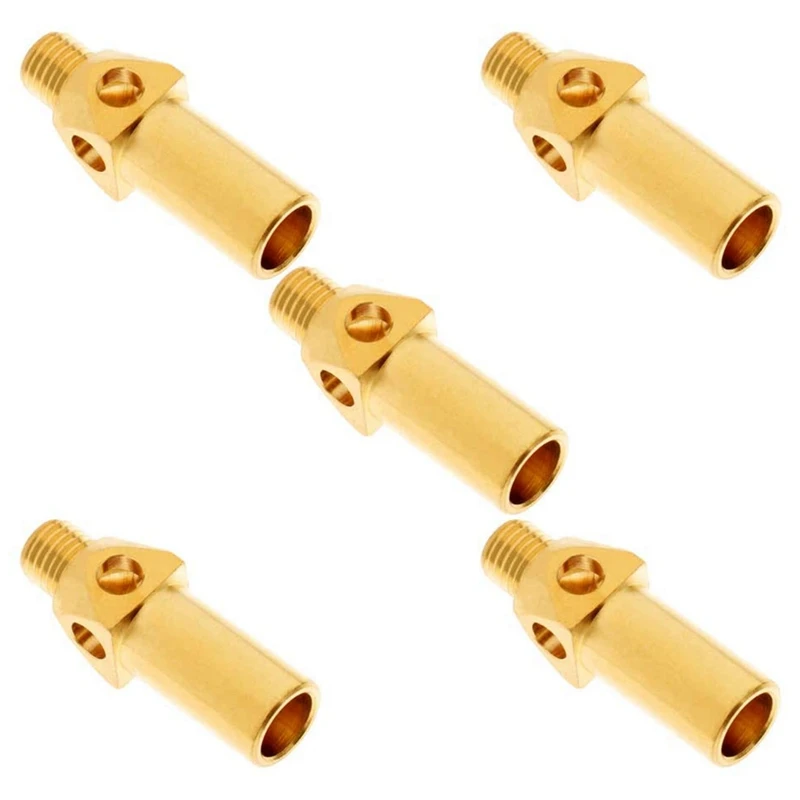 Brass Propane Natural Gas Jet Tips For 10,20,32 Tips Cast Iron Burner Propane Gas Burner Nozzle(Pack Of 5)