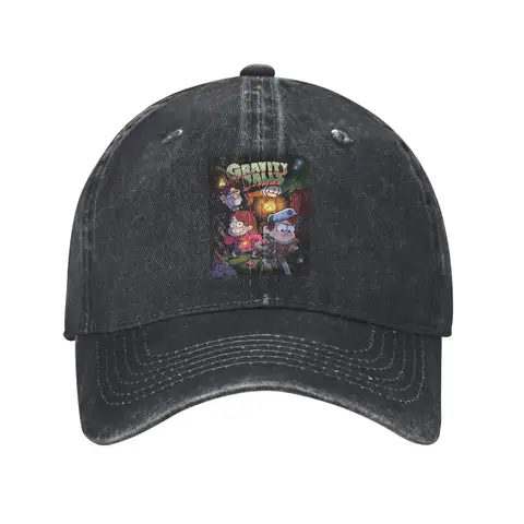 Gravitys Falls  Denim Cap Casual Baseball Caps Adjustable Hat Summer Unisex Baseball Hats