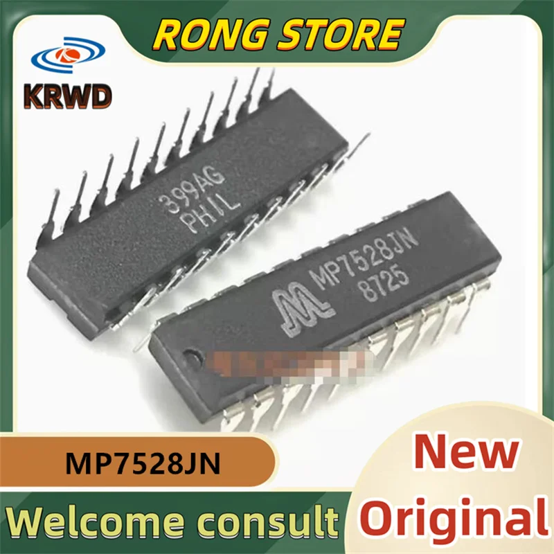 

5PCS MP7528JN New and original MP7528 7528 DIP20