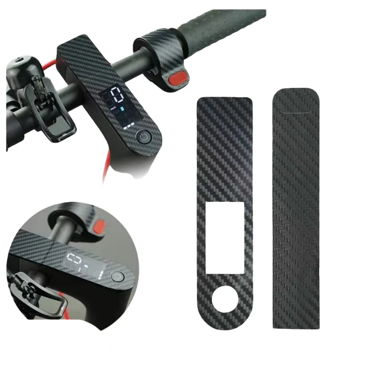 Schutz Bildschirm Film Roller Beschleuniger Aufkleber Roller Zentrale Carbon Faser PVC Aufkleber Fall Für Xiaomi M365 Pro Zubehör