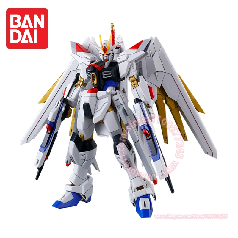 BANDAI Assembled Model HG Extraordinary AllPowerful STRIKE Freedom GUNDAM SEED New Theater Version 1/144 Children Toy peripheral