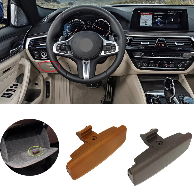 

Left Front Car Glove Box Handle Cover Lid Lock Toolbox Glove Boxes Cover Switch For BMW 5 Series G30 G38 520 525 528 530 18-21