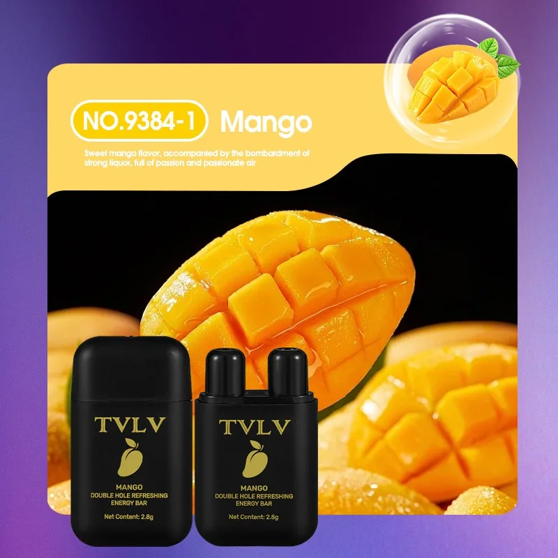 ثقب مزدوج منعش الطاقة عصا النعناع نكهة الفاكهة فئة مكافحة النعاس القيادة وضوح عصا الزيت العطري أداة العناية بالأنف