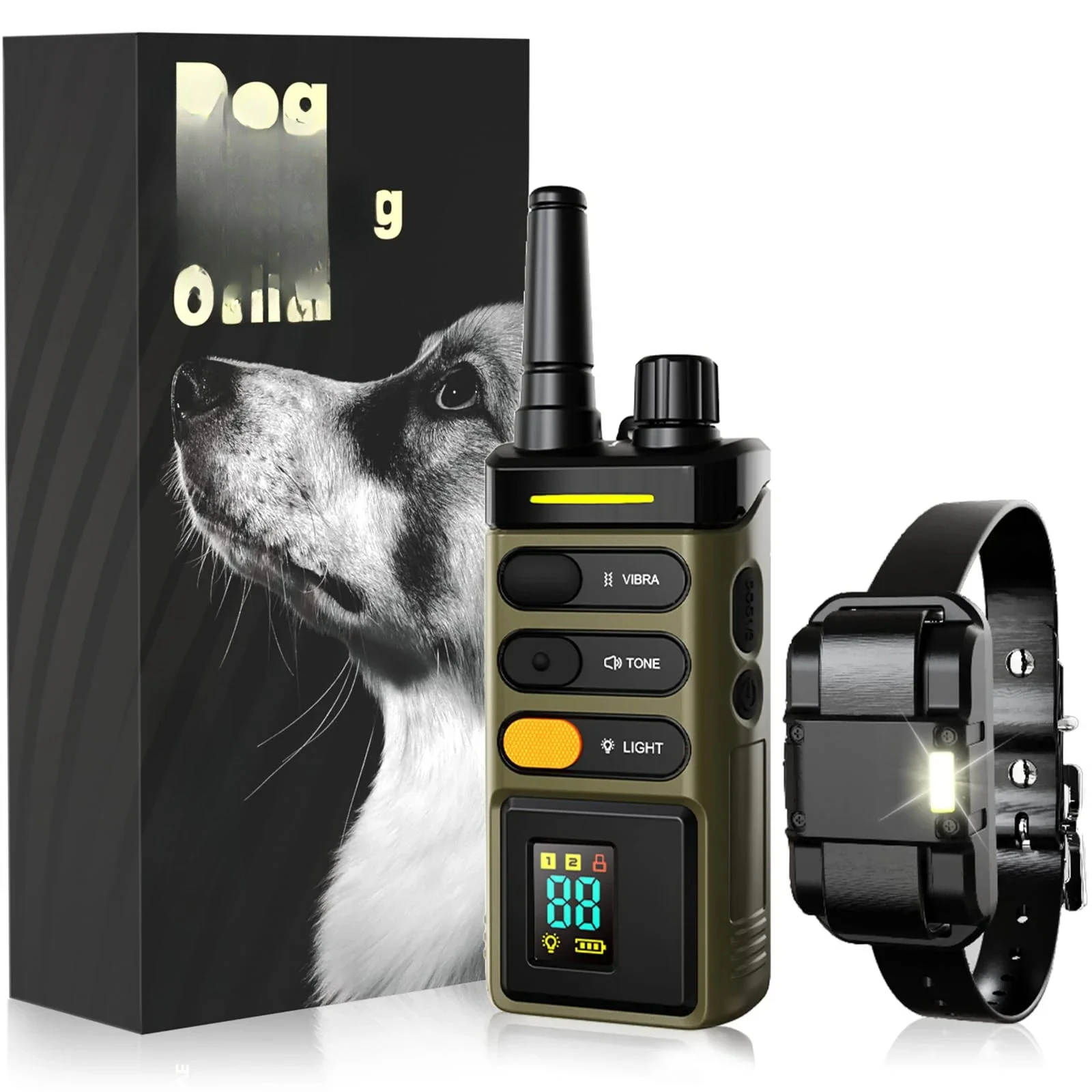 for Dog Shock Collar - 5200FT Dog Training Collar with Remote, IPX7 Waterproof Electric Collar and Remote with 4 Training Modes