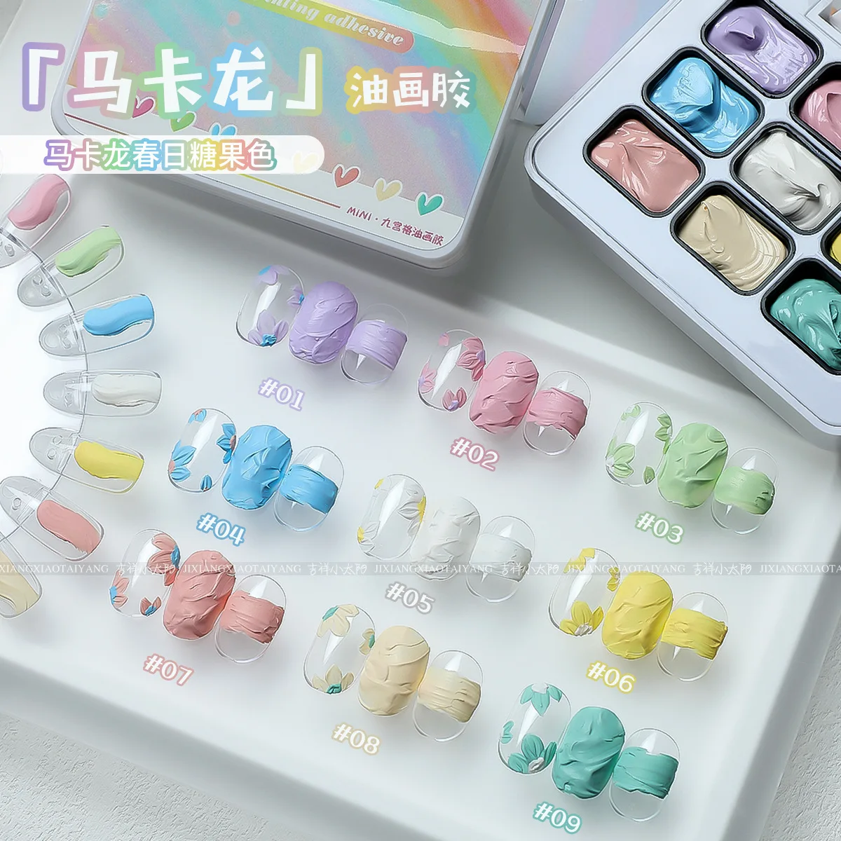 XEIJAYI 9 ألوان جل طلاء زيتي غير قابل للغسل 2025 جديد طويل الأمد غير لامع خالي من هيما وخالي من البولي يوريثان وغير سام للأشعة فوق البنفسجية