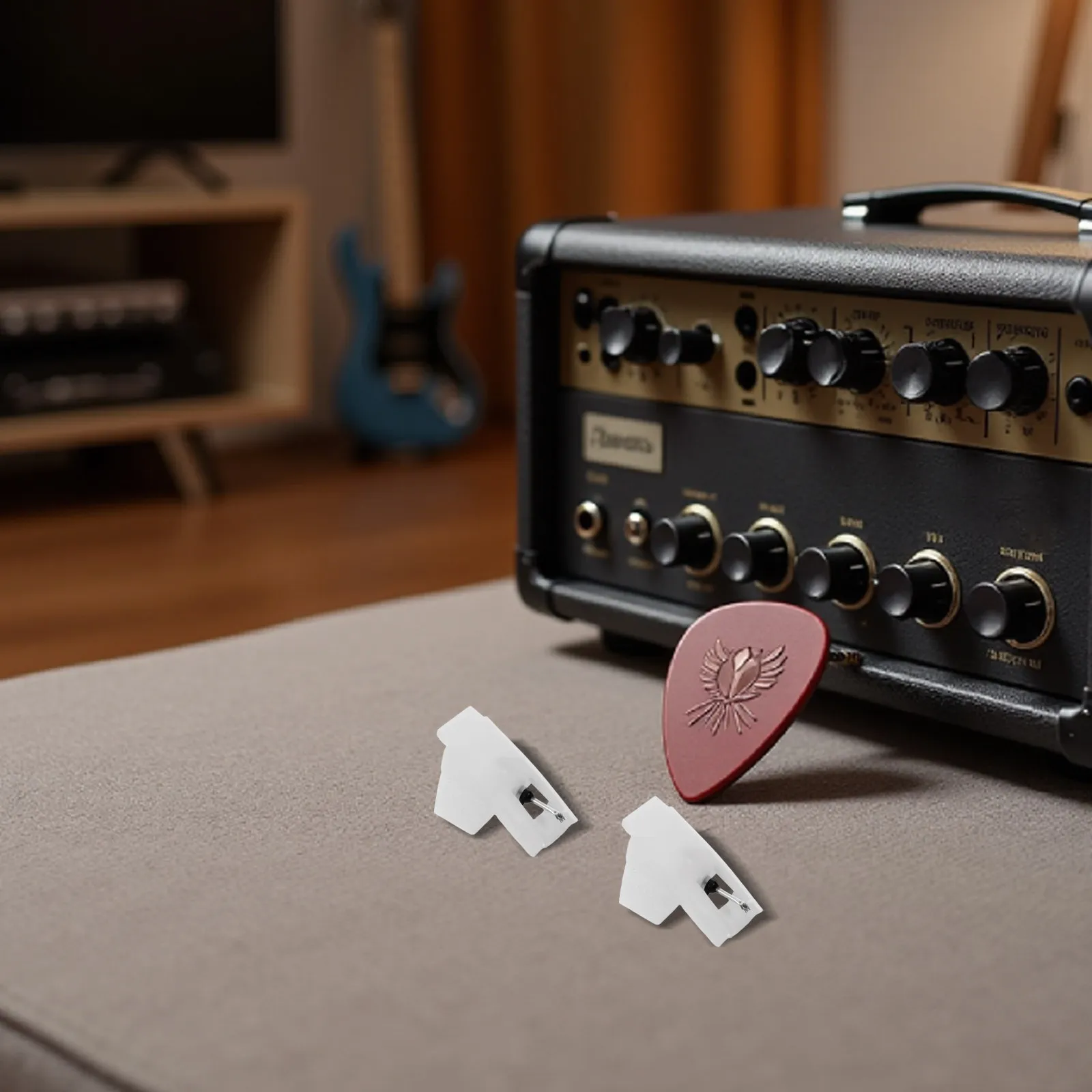 

Сменная игла для проигрывателя виниловых пластинок - совместима с большинством проигрывателей - превосходная чёткость звука и увеличенный срок службы.