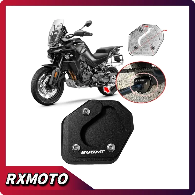 

For CFMoto 800MT 800 MT Motorcycle CNC Kickstand Side Support Extension CF Moto 800 MT800 2021-2024 Accessories