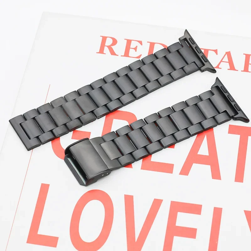 Stainless Steel Strap for Apple Watch Ultra 2 Band 49mm 45mm 44mm 38 46mm 41mm 40mm Wrist Bracelet for iWatch 10 9 8 7 6 5 SE 4