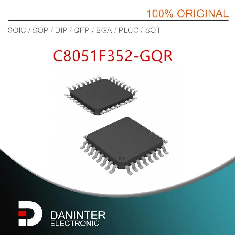 NEW 5Pcs/Lot  C8051F352-GQR C8051F352-GQ C8051F352   TQFP32