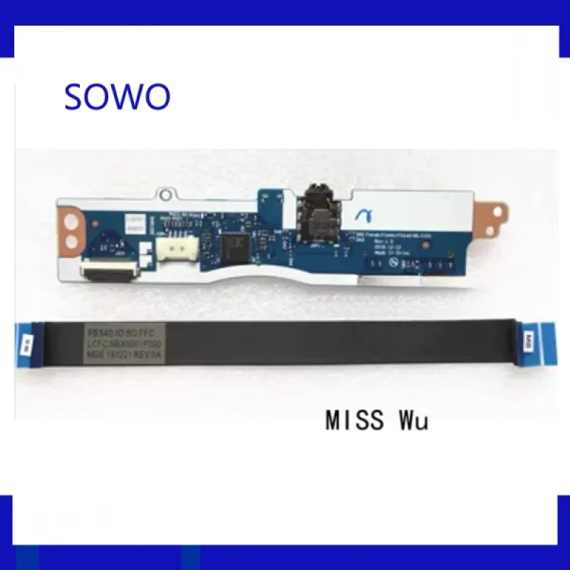 For Lenovo S145-15AST 340c-15 input output audio power button SD card reader board cable fr5c50s24931 nbx0001p010 NS-C171