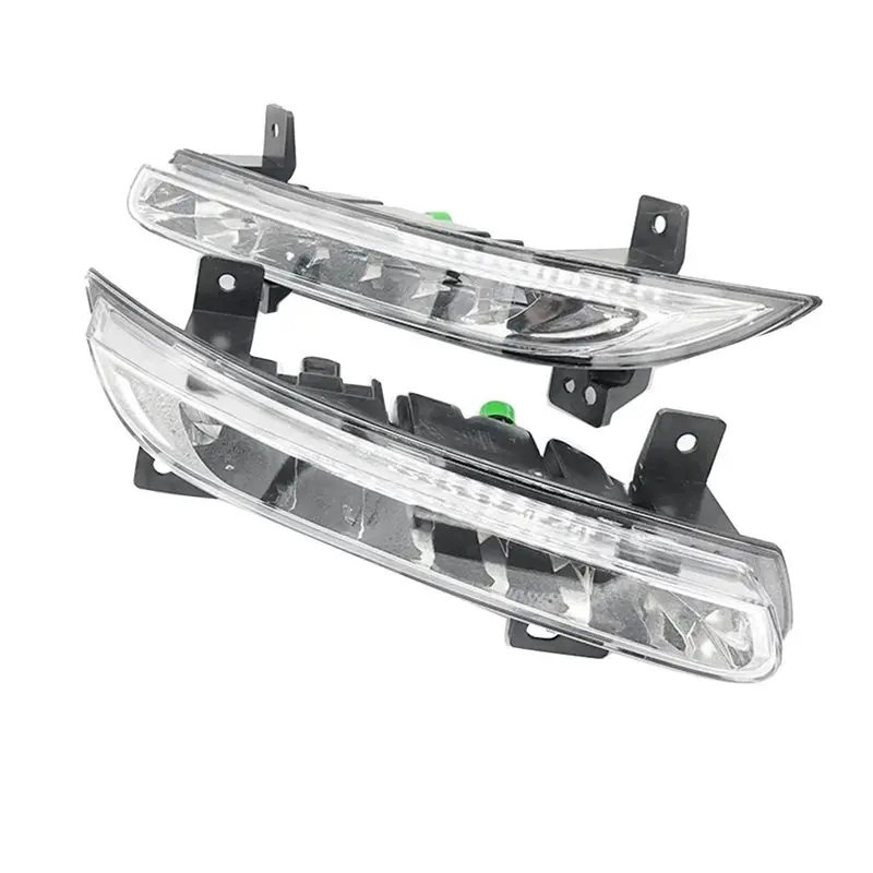 2X Left Front Fog Lamps Daytime Running Light 266005986R For Renault Fluence Models 2014+ Car LED Fog Light Driver-A54R