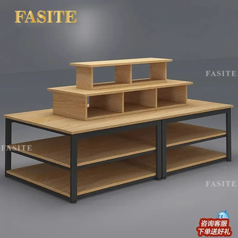 For Supermarket Mall Store Display Shelf Stackable Cosmetic Shoe Stationery Maternal Infant Product Showcase Rack Cabinet