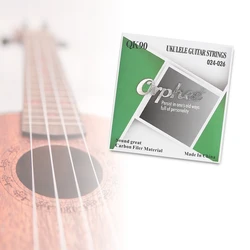Orphee QK90 Carbon Fiber Ukulele Strings 4-String Set, High Carbon Content for 23