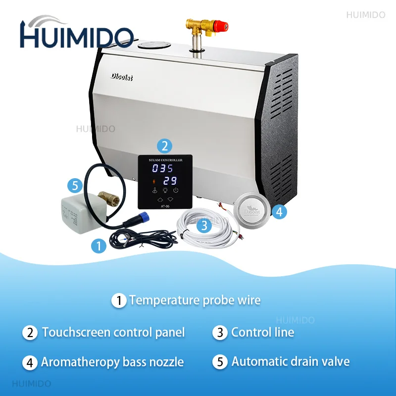 DIOOIST 3KW wet steam electric generator, residential wet steam electric shower