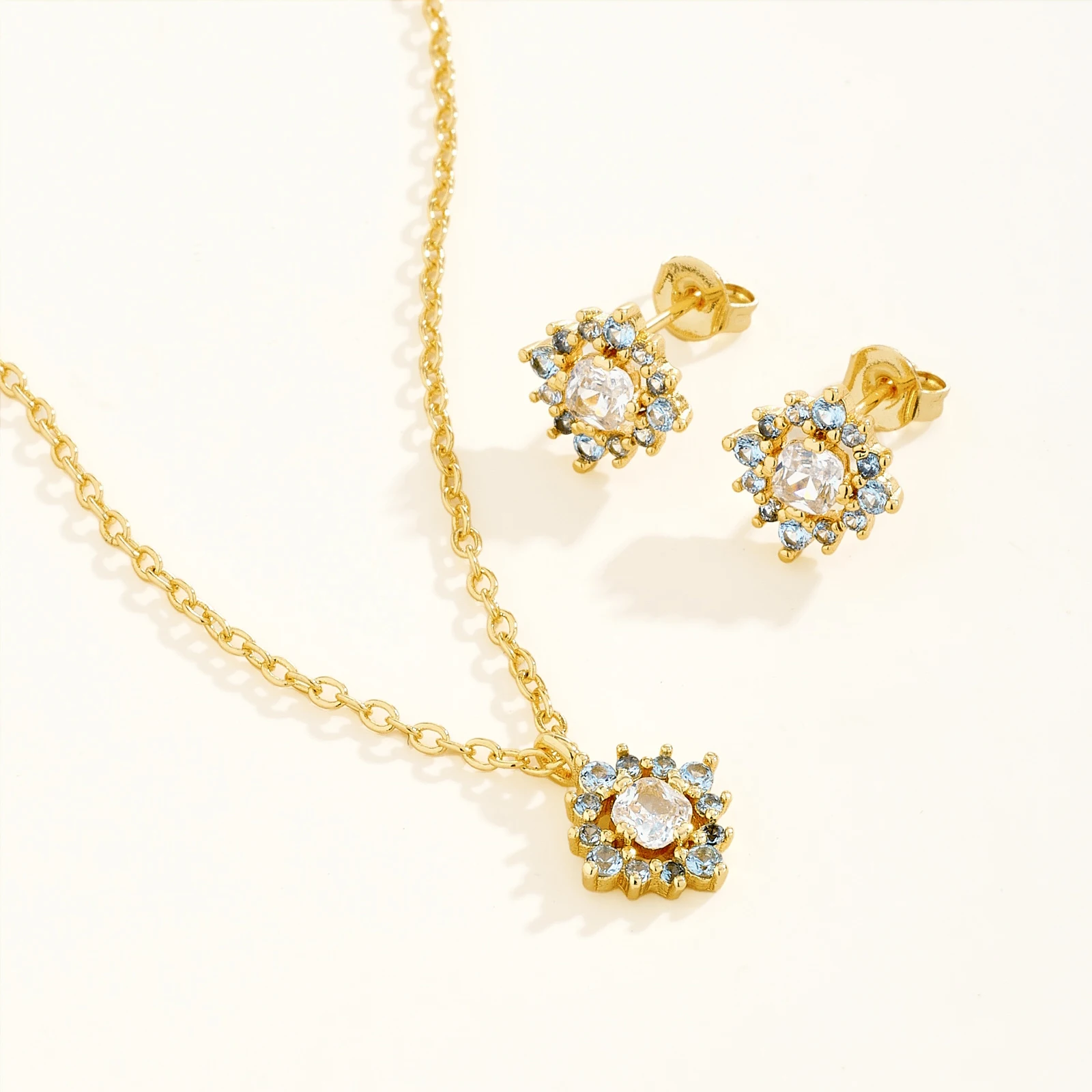 VEWANT 925 Sterling Silver Irregular Snowflake Flower Light Blue Zircon CZ Stud Earrings 2026 Women Luxury Wedding Jewelry Gift