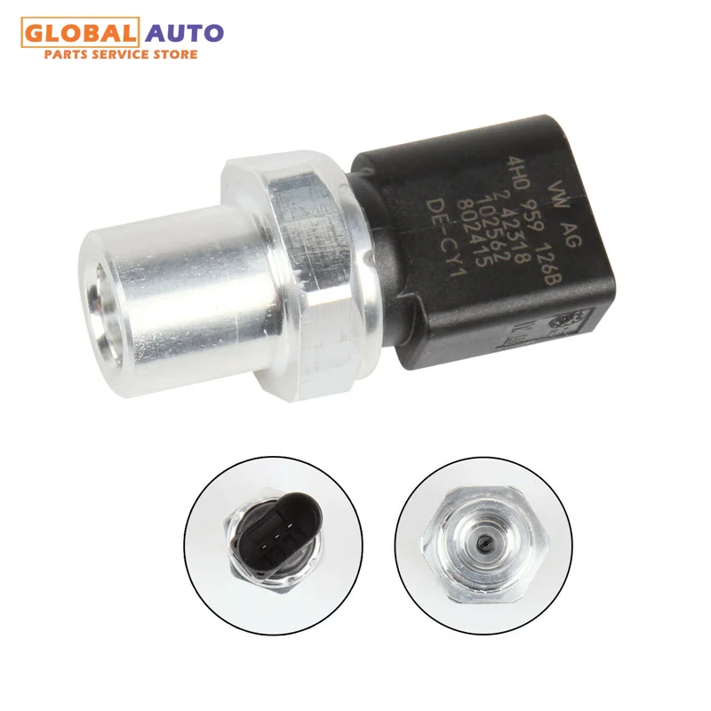 

OEM 4H0959126A 4H0959126B A/C Pressure Switch Sensor Suits for Audi A4 A5 Q5 VW Touareg Genuine