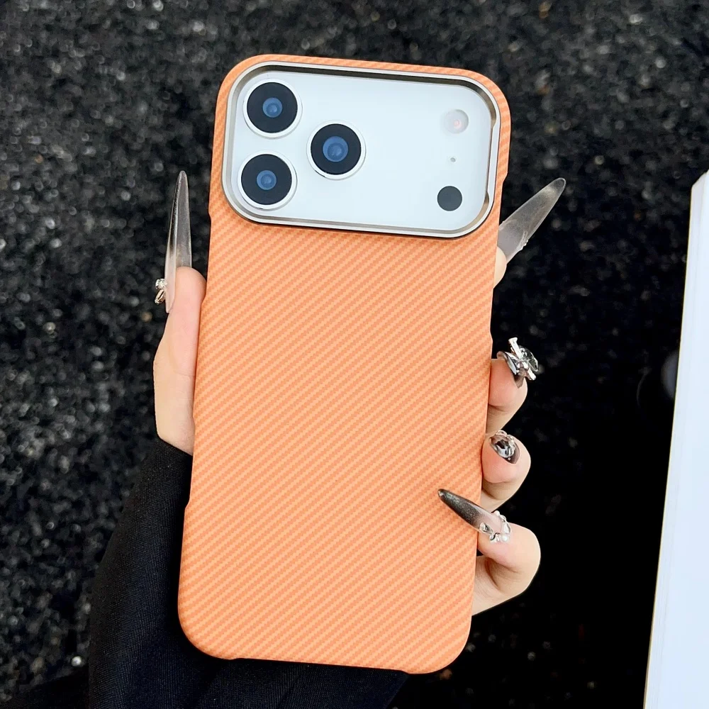 High Quality Magnetic Kevlar Texture Case for iPhone