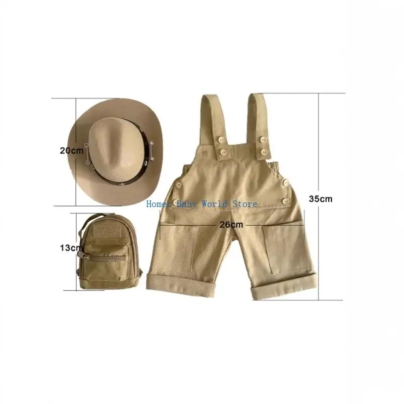 B2QD الطفل التصوير الفوتوغرافي الأساسية رومبير قبعة لحديثي الولادة 0-1 شهر لينة البوليستر الآمن الزي التقاط الصور زي هدية #6