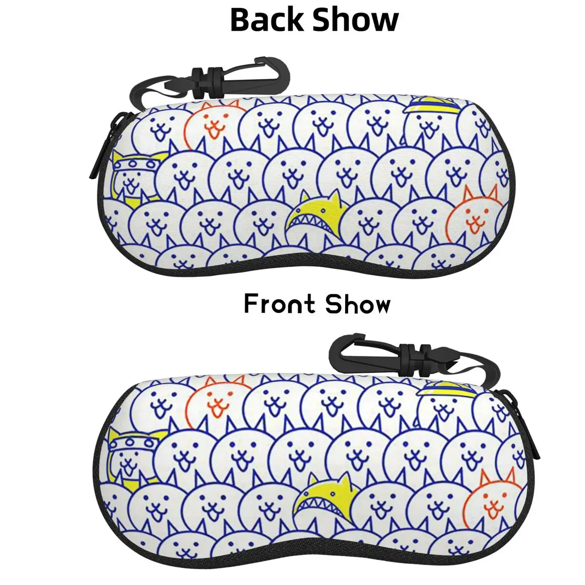 

Чехол для очков Battle Cats Shell, портативная коробка для солнцезащитных очков, женская и мужская мягкая сумка для очков, сумка