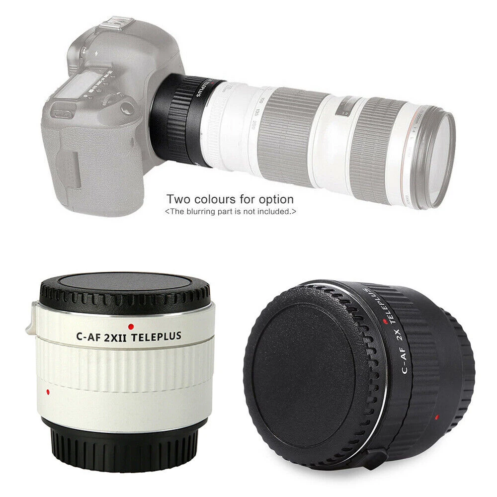 Viltrox ตัวขยายสัญญาณแปลง CAF2XII 2XII C-AF สำหรับเลนส์ Canon EF กล้อง EOS