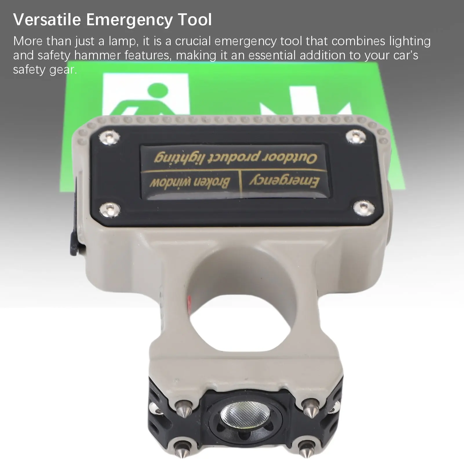 قابلة للشحن سيارة مصباح ليد جيب سبائك الزنك نافذة السيارة قواطع ضوء الاصبع 1100mAh زر التحكم تنوعا قوي للتخييم